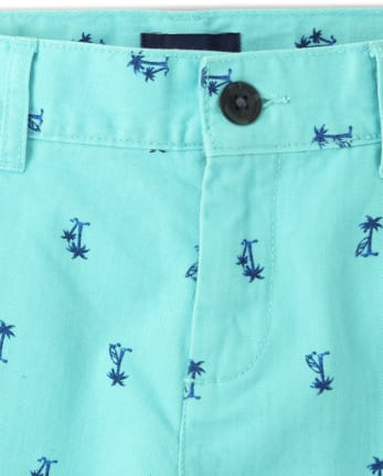 Shorts chinos con estampado para niños