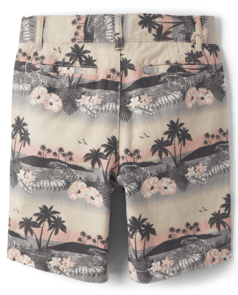Shorts chinos con estampado para niños