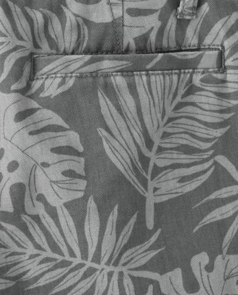 Boys Print Chino Shorts