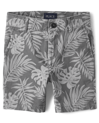 Boys Print Chino Shorts