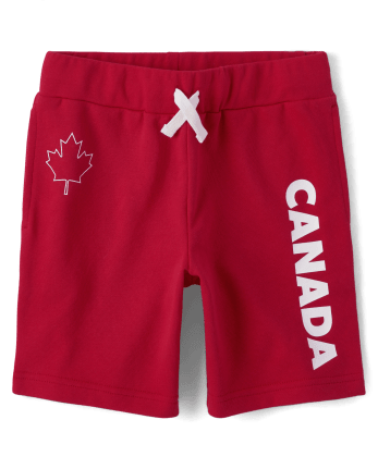 Short Canada French Terry pour garçons