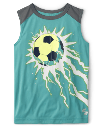Boys Soccer Performance Muscle Tank Top