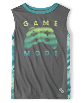 Camiseta sin mangas con músculos Game Mode Performance para niños