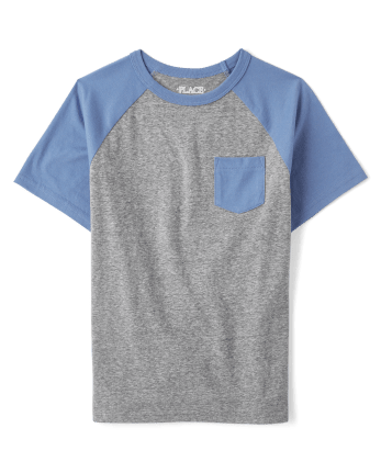 Boys Raglan Pocket Top