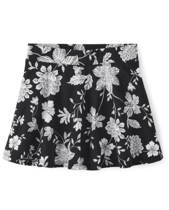 Falda pantalón estampada para niñas