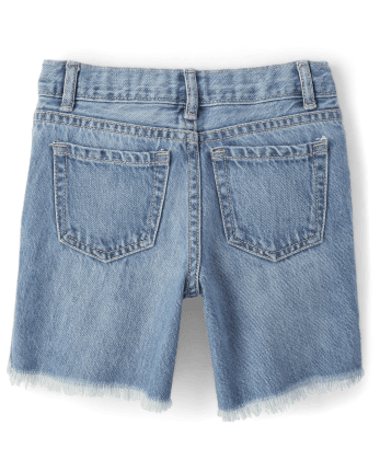 Girls Denim Girlfriend Shorts