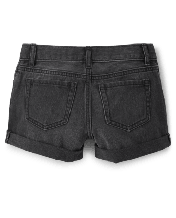 Girls Button Front Shortie Jean Shorts | The Children's Place ...