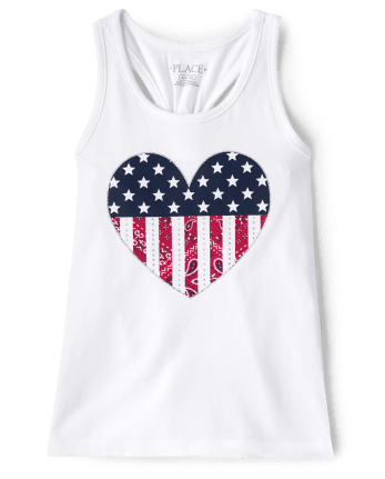 Girls Graphic Tank Top