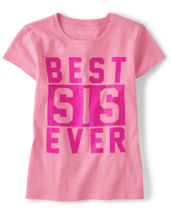 Children's place top big sister shirt