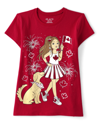 Girls Canada Girl Graphic Tee