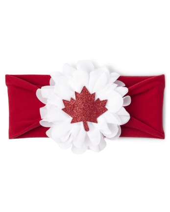 Baby Girls Maple Leaf Headwrap