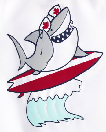 Toddler Boys Shark Rashguard