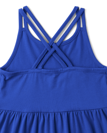 Girls Cross Back Dress