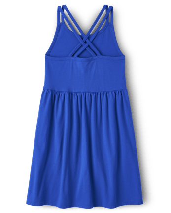 Girls Cross Back Dress