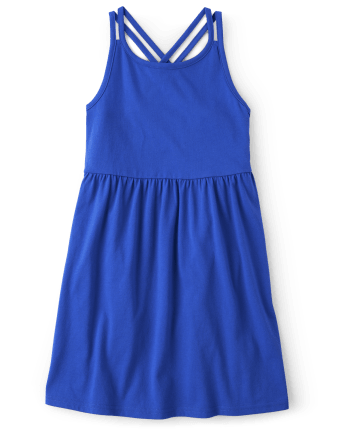 Girls Cross Back Dress