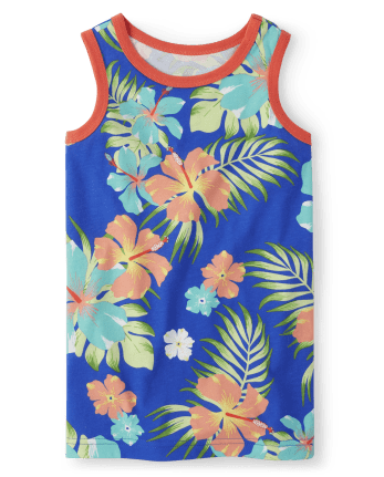 Boys Tropical Tank Top