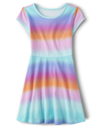 Children's place store rainbow dress