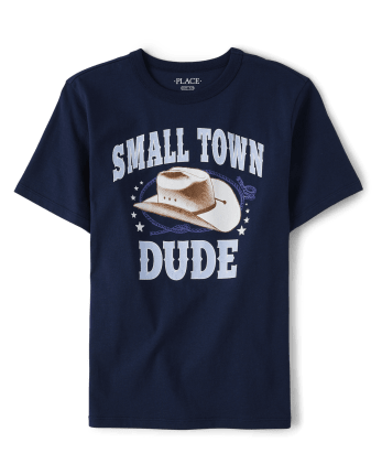 Camiseta estampada Small Town Dude para niños