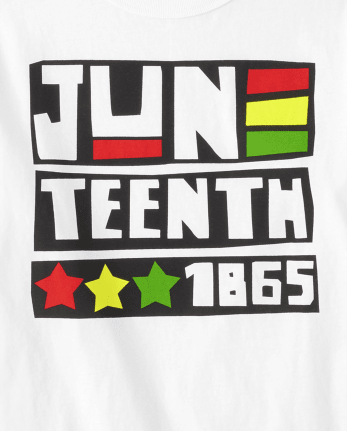 Camiseta gráfica unisex para niños a juego con la familia Juneteenth
