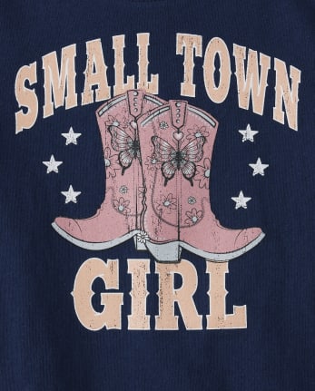 Baby And Toddler Girls Small Town Girl Graphic Tee
