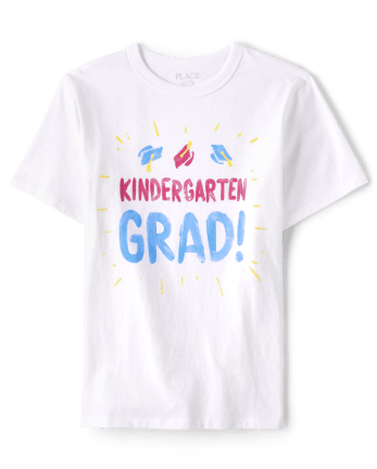 Unisex Kids Kindergarten Grad Graphic Tee