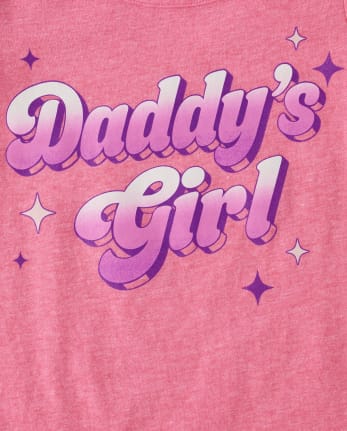 Baby And Toddler Girls Daddy's Girl Graphic Tee