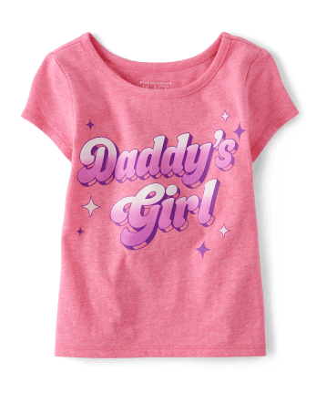 Baby And Toddler Girls Daddy's Girl Graphic Tee