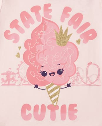 Baby And Toddler Girls State Fair Cutie Graphic Tee