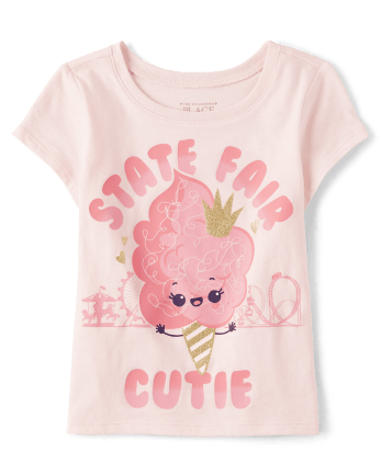 Baby And Toddler Girls State Fair Cutie Graphic Tee