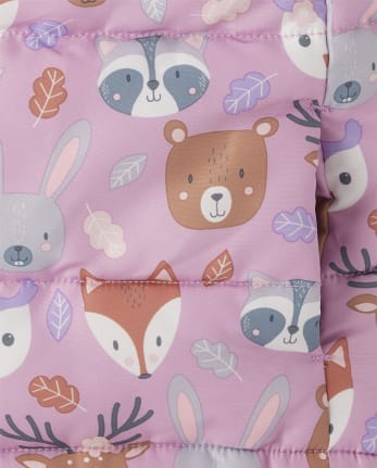 Toddler Girls Animal 2-Piece Snow Set