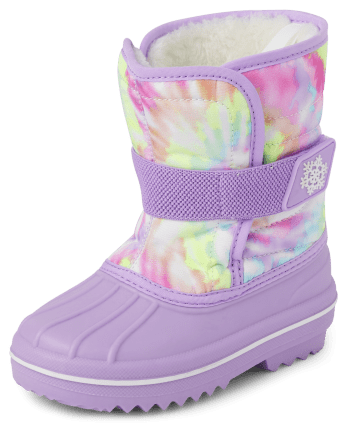 Toddler Girls Print All Weather Boots The Children s Place