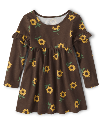 Baby And Toddler Girls Sunflower Everyday Dress
