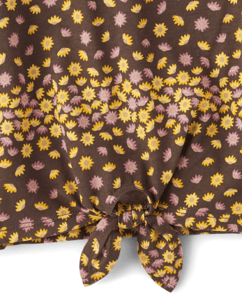 Lot de 4 hauts tournesol pour petites filles