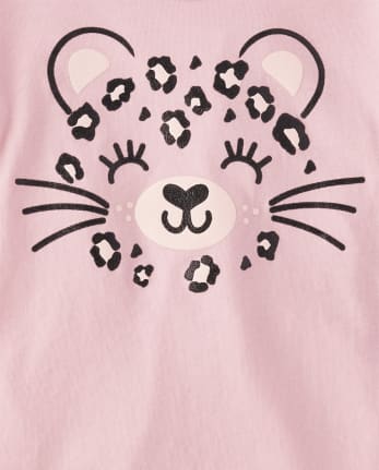 Women's Pink Leopard Print Tank Top Punk Gothic Animal Print