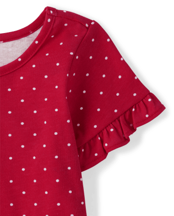 Toddler Girls Apple Corduroy Skirtall 2-Piece Set