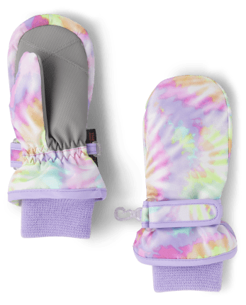 Toddler Girls Print Ski Mittens