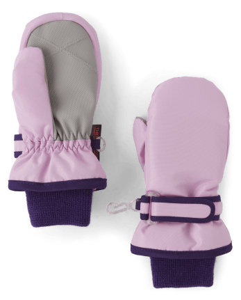 Toddler Girls Print Ski Mittens