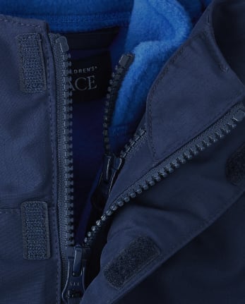 Toddler Boys Colorblock 3 In 1 Jacket