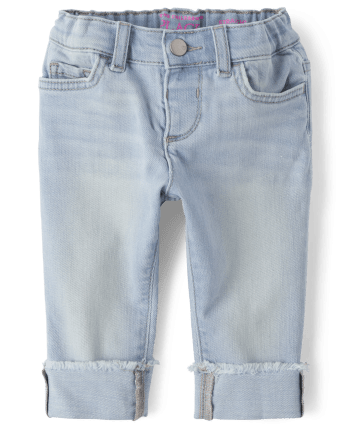 Toddler Girls Roll Cuff Straight Jeans | The Children's Place - BRAMBLE ...