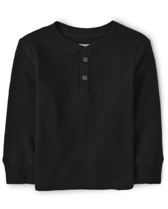 Baby And Toddler Boys Henley Thermal Top