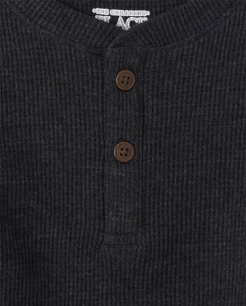 Baby And Toddler Boys Henley Thermal Top