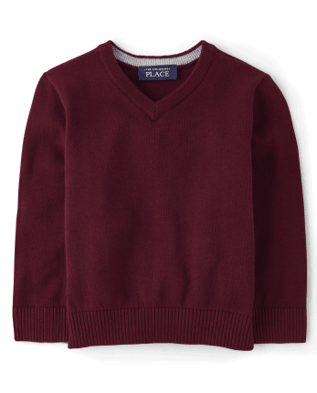 Baby And Toddler Boys V-Neck Sweater