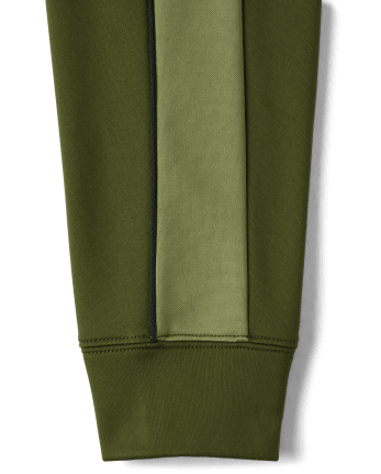 Pantalones deportivos deportivos de polar con rayas laterales para niños