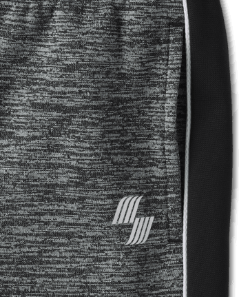 Boys Side Stripe Fleece Performance Jogger Pants