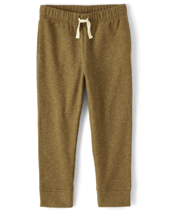 Boys Fleece Jogger Pants - DARK RYE
