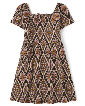 Buy Forest Ikat Dress by THE COTTON STAPLE at Ogaan Online Shopping Site