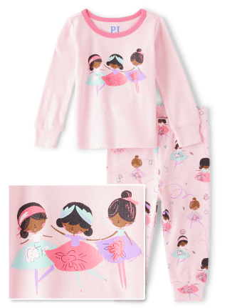 Ballerina Pajamas For Girls Toddler Kids 100