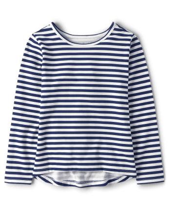 Girls Striped Tee Shirt