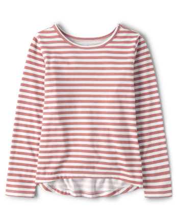 Girls Striped Tee Shirt