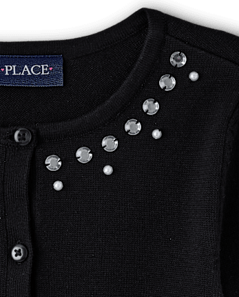 Girls Embellished Cardigan